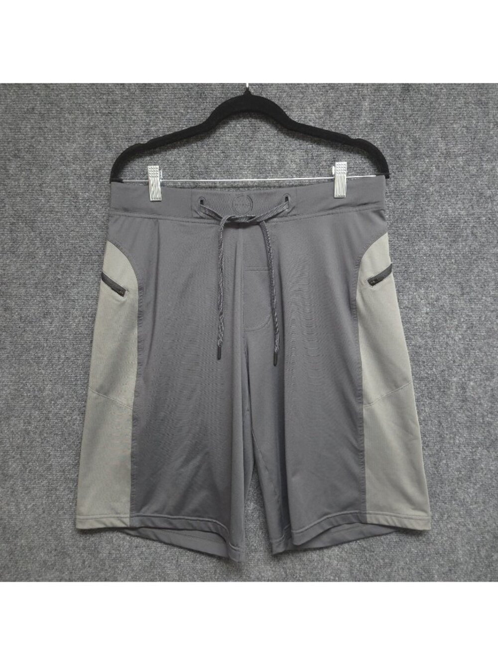 Hylete Shorts Mens Medium Gray Athletic Pull-On Drawstring Crossfit Training